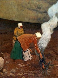 Digging Potatoes by Wadysaw Wankie